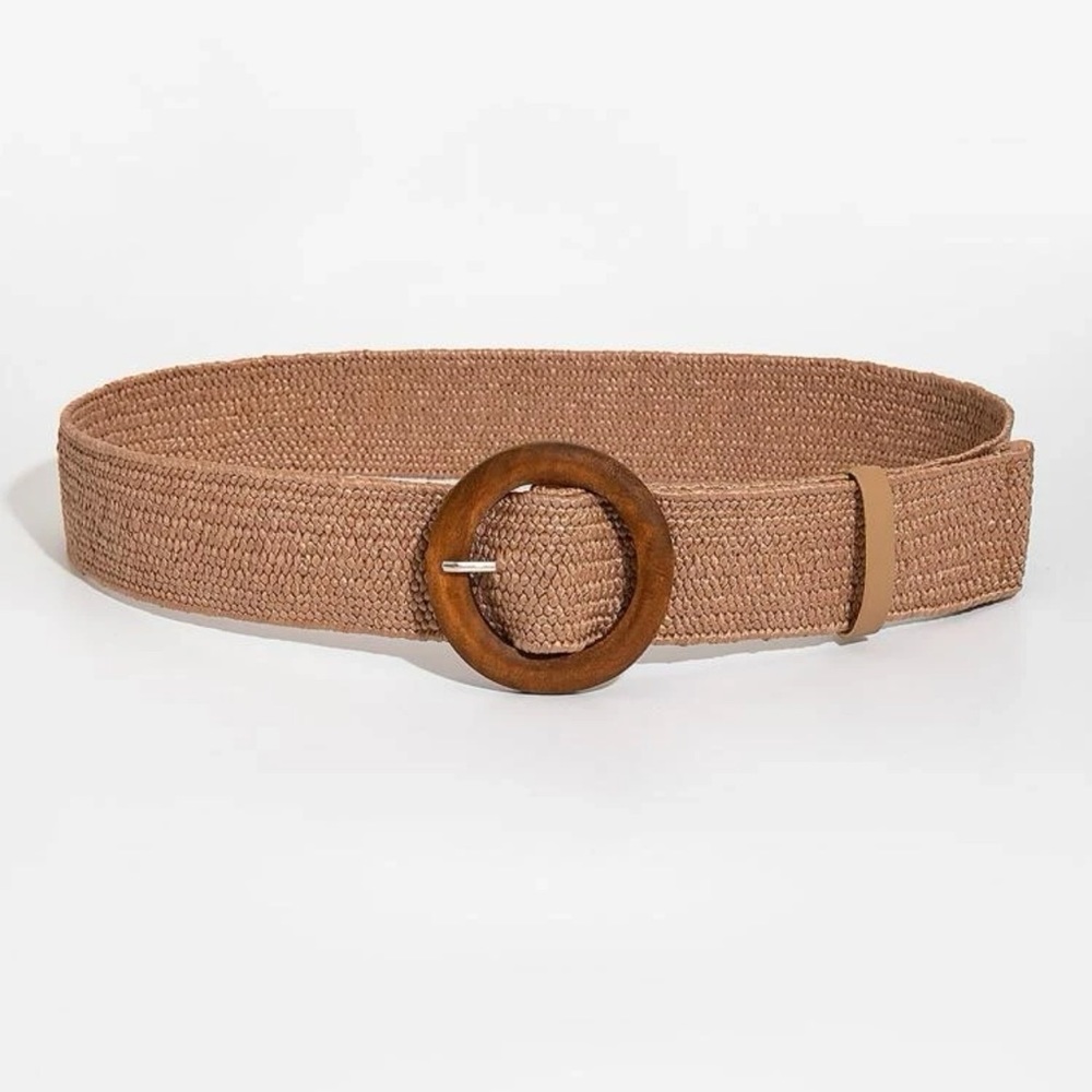 Stretchy Belt in Color Rusty Rose - Picture 2 of 7